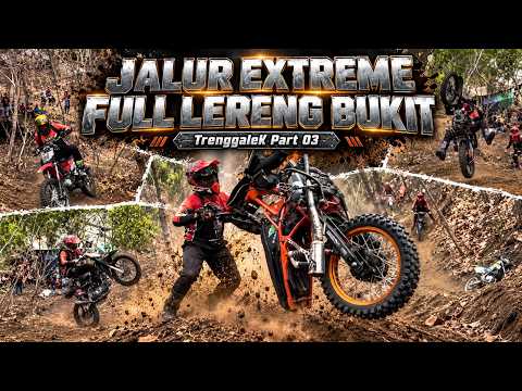 MELANJUTKAN JALUR EXTRIM,LERENG GUNUNG