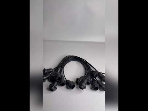 Підсвічування гримерного дзеркала світлодіодне врізне на 14 патронів, ножним вимикачем (Е 14) чорне