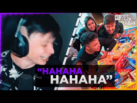 ARUAN REAGE A ESCONDE ESCONDE COM COMIDA NA MANSÃO ELITE (DANI NOBREGA) - Cortes do Aruan