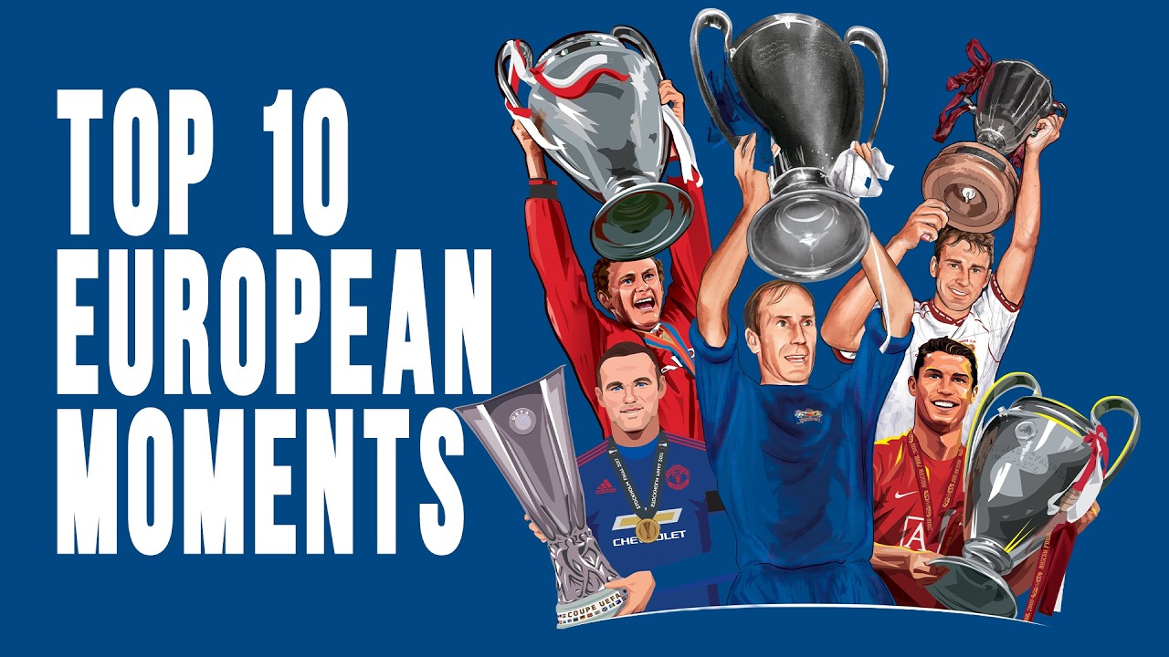 Top 10 Manchester United European Moments!
