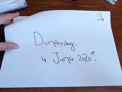 AFRIKAANS GRAAD 11: 04 Junie 2020 - periode 1 (04111)