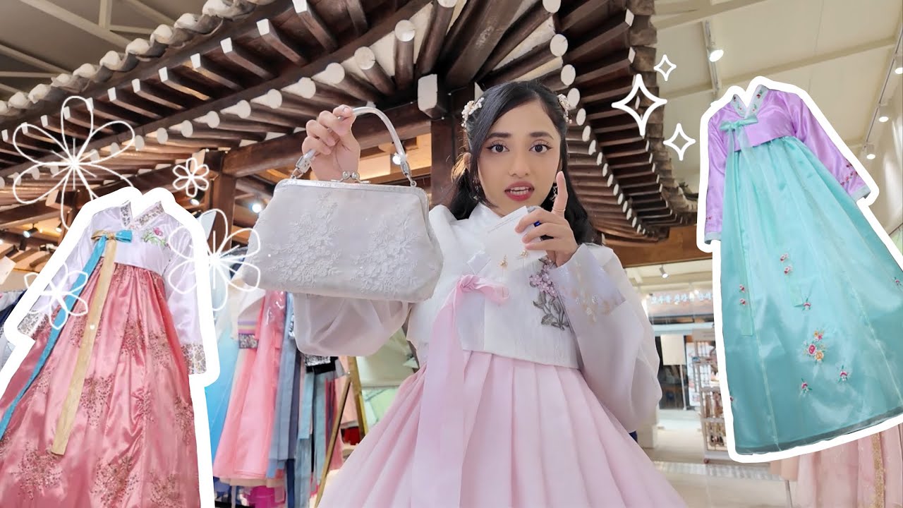 Trying a Hanbok for the First Time 🇰🇷✨