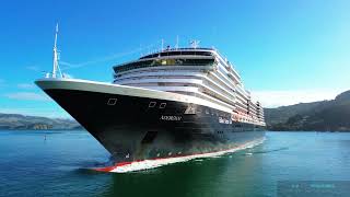 HAL Noordam, stunning sunny departure, Dunedin, 7th March 2026