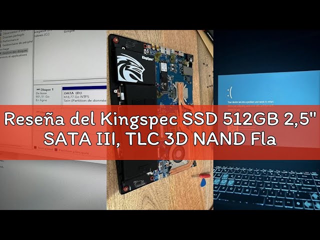 Vídeo relacionado con Kingspec SSD 512GB 2,5" SATA III, TLC 3D NAND Flash Disco Duro Interno, Lectura de Hasta 570 MB/s, para Escritorios/Computadoras Portátiles/Todo en Uno