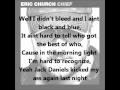 Eric Church- Jack Daniels with lyrics