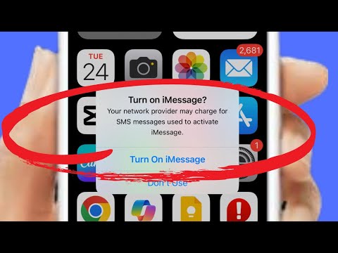 Fixed✅: Your network provider may charge for sms messages used to activate FaceTime and iMessage