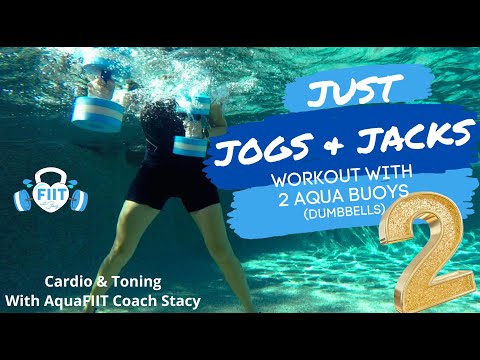 Jogs & Jacks - The most Fun Pool Workout you'll ever do! Only 30 MIN