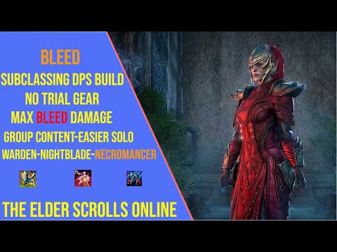Powerful Bleed DPS Build for ESO Update 47 - Stamina Warden Subclassing Build