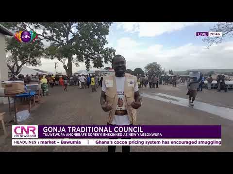 Gonja Traditional Council: Tulwewura Amonebafe Borenyi enskinned as new Yagbonwura