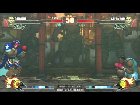 House of Cicada SF4 Tournament - LB3 - DJDann (BA) vs SeedyR0M (BA) 2/2