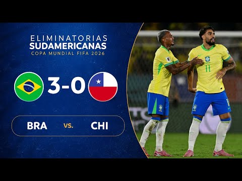 BRASIL vs. CHILE [3-0] | RESUMEN | ELIMINATORIAS SUDAMERICANAS | FECHA 17