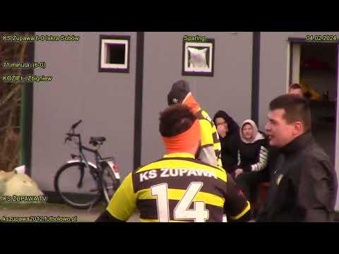 Sparing: KS Żupawa 6-0 Iskra Sobów (6-0 Kozieł Zbigniew) 04.02.2024