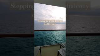 Check out this balcony on P&O #Iona #cruise #cruiseship #pandocruises #cruisetime