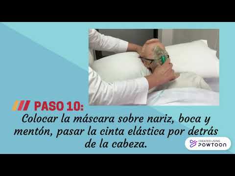 Procedimiento de oxigenoterapia de alto flujo