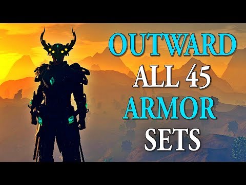 OUTWARD - All Armor Sets In The Game (45 Sets Showcase)