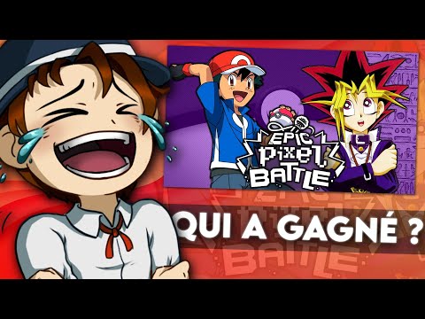 QUI A GAGNÉ ? EPIC PIXEL BATTLE : SACHA VS YUGI [réaction]