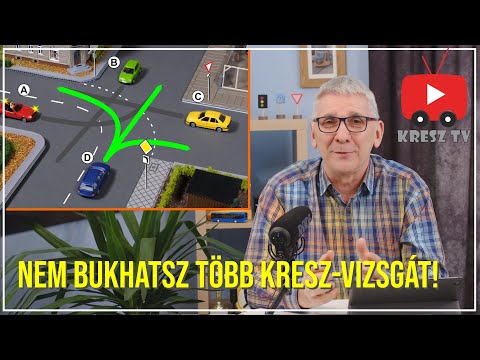 Nem bukhatsz el több KRESZ-vizsgát! Végre meg fogod érteni az útkereszteződéseket.