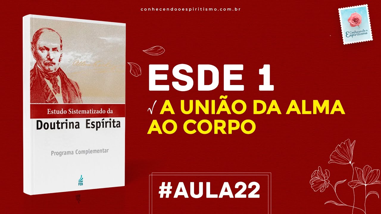 Aula 22 - ESDE 1 - A união da alma ao corpo