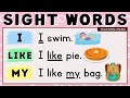 LET'S READ! | SIGHT WORDS SENTENCES | I, LIKE, MY | PRACTICE READING ENGLISH | TEACHING MAMA
