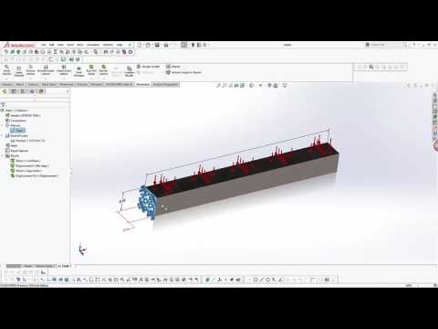 Computing Reaction Force in a Static Simulation in Solidworks Simulation