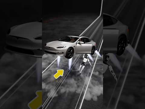 How Tesla Roadster Fly? (3D) by Professor of SI