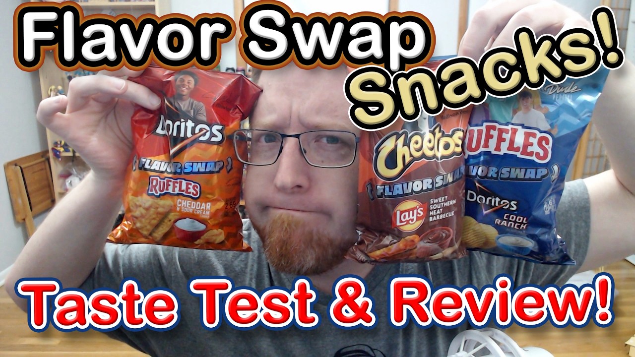 Flavor Swapped Doritos, Cheetos, and Ruffles! Taste Test & Review: JT's J-Treats