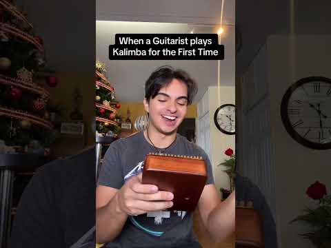 When a GUITARIST plays KALIMBA for the first time 😼
