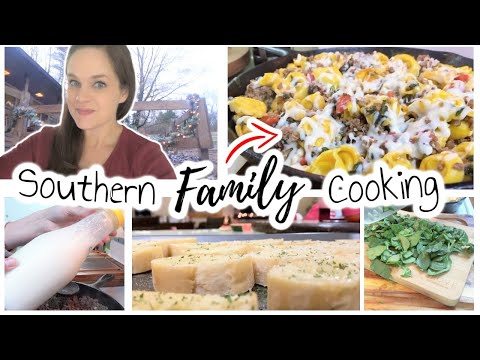 30 Minute ONE Pan Dinner Recipe! | Italian Sausage Tortellini & Homemade Butter