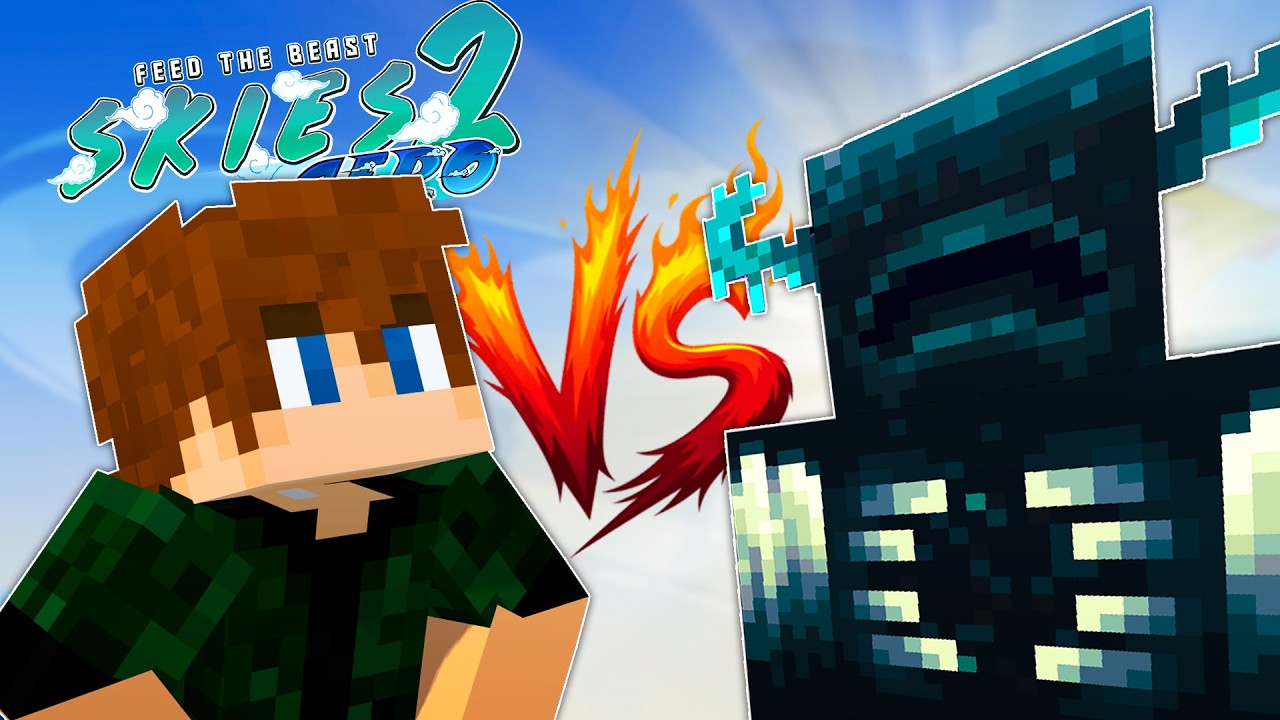 SOFRI para DERROTAR o WARDEN nesse MODPACK!!! - Minecraft FTB Skies 2 Aero E20 (1.21.1)