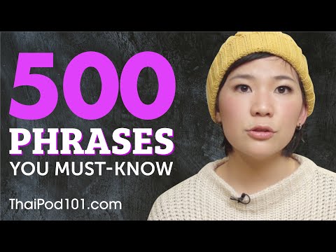 500 Phrases Every Thai Beginner Must Know