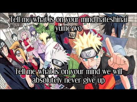 Naruto Shippuden - "Kara no Kokoro" Romaji + English Translation Lyrics #147