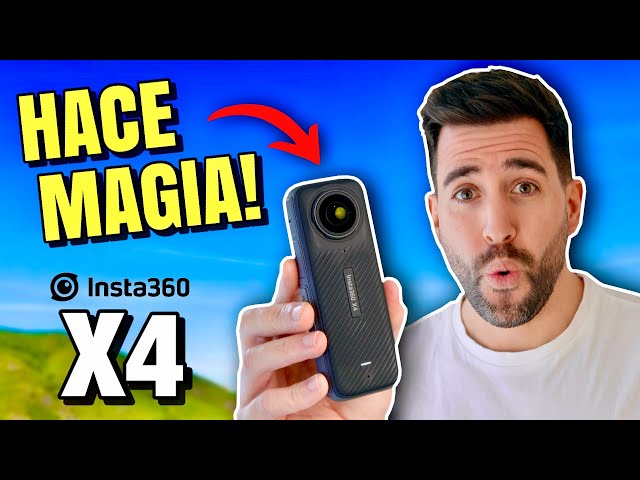Vídeo relacionado con Insta360 X4 Paquete Motero - Cámara de acción Impermeable 8K 360, Vídeo 4K Gran Angular, Efecto Selfie Stick Invisible, Protectores de Lente Extraíbles, 135 Min Batería, Edición IA, No Tarjeta MicroSD