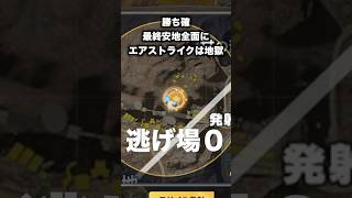 最終安地全面に爆撃でゲーム終了www　#荒野行動#超武装対決