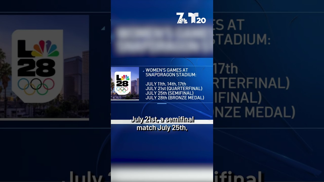 LA28 medal matches will be held at San Diego's Snapdragon Stadium | NBC 7