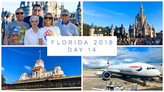WALT DISNEY WORLD & FLORIDA VLOG - SEPT 2019 - DAY 14 - MAGIC KINGDOM & TRAVEL HOME