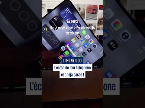 L'écran de leur iPhone Duo est déjà cassé !