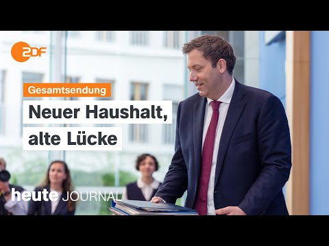 heute journal vom 30.07.2025 Klingbeil zu Bundeshaushalt, Marode Brücken, Laura Dahlmeier