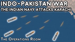 Indo-Pakistan War 71 - The Indian Navy Attacks Karachi - Animated