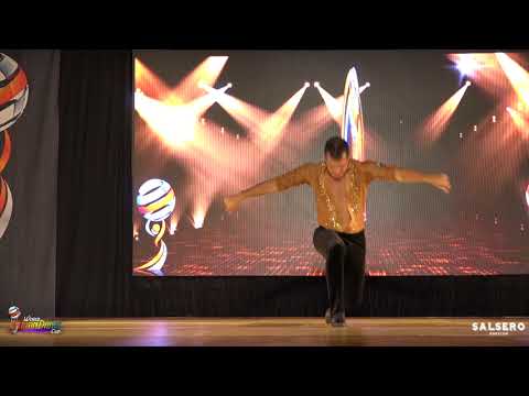 Oliver Pineda, Australia, Champion Salsa Male Soloist Pro, World Latin Dance Cup 2017