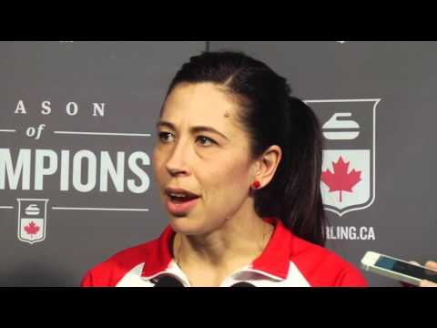 Draw 8 Media Scrum - 2016 Scotties Tournament of Hearts