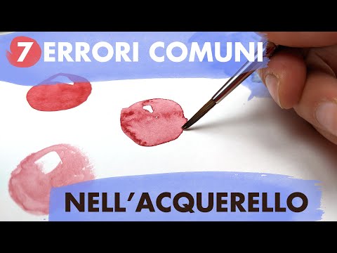 The 7 most common watercolor mistakes and how to avoid them! 🎨