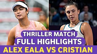 Alex Eala Superior vs Jaqueline Christian Great Extended Tennis Highlights - Before Seol Korea