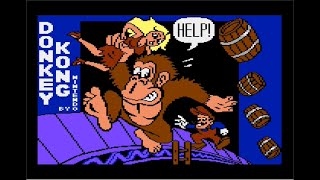 ATARI XL / XE += DONKEY KONG - TITLE VERSION