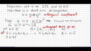 Representation Theory 9 , Direct Sum Decomposition  Proof