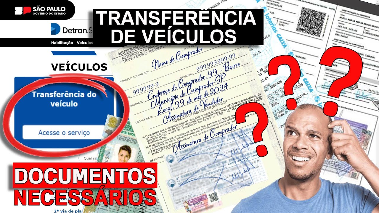 QUAIS DOCUMENTOS NECESSÁRIOS PARA TRANSFERÊNCIA DE VEÍCULO DETRAN