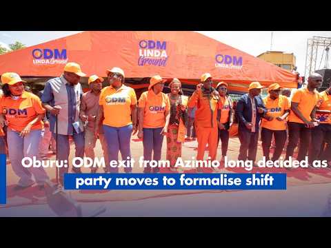 Oburu  ODM exit from Azimio long decided as party moves to formalise shift