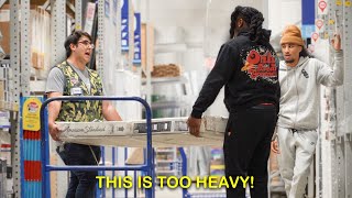 Forcing Employees to Hold Heavy Items Prank!