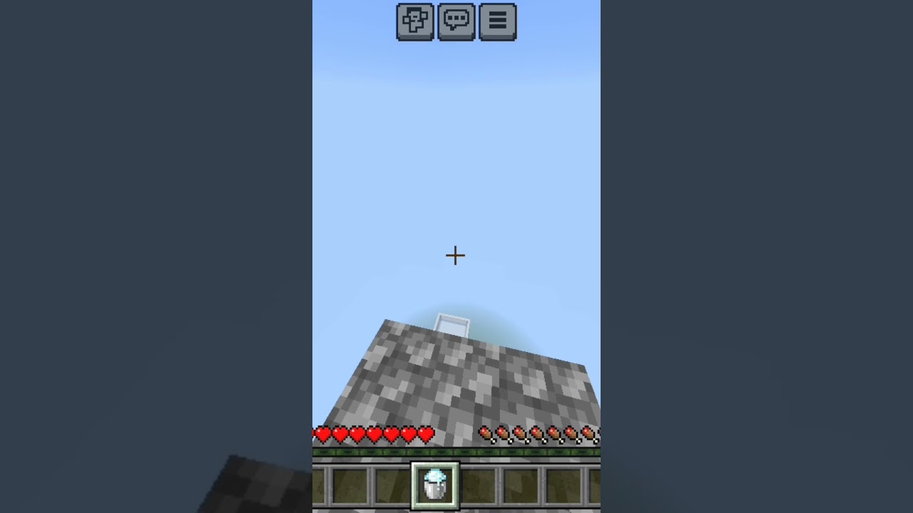 Minecraft mlg #shorts #cliffjump #minecraft #opmlg #clutch #gaming