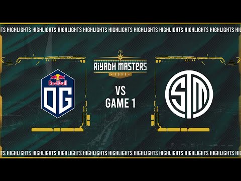 Game 1 Highlights: OG vs TSM.FTX (BO2) | Riyadh Masters 2022 Group Stage
