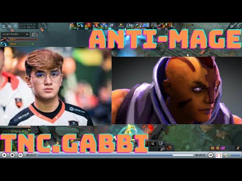TNC.GABBI ANTI-MAGE | DOTA 2 GAMEPLAY | 7.28B PATCH